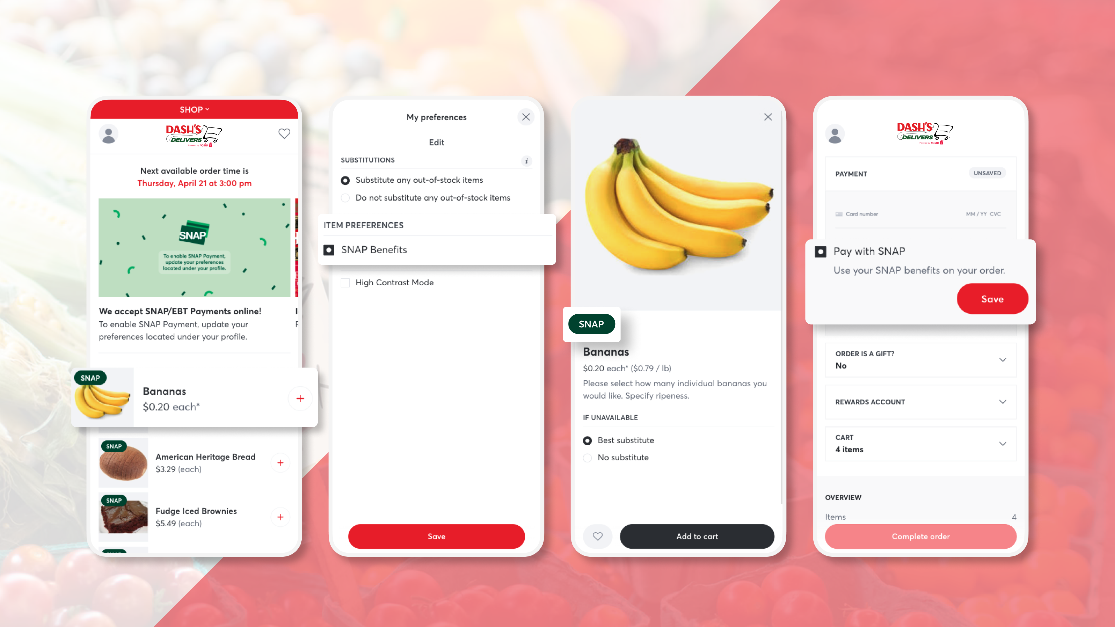 Online SNAP Program Now Available at Dash’s Market Rosie App